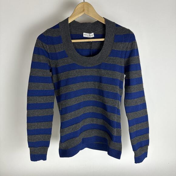 Sonia Rykiel Sweaters - NWT Sonia Rykiel Stripe U-Neck Wool Blend Sweater Women’s Size M